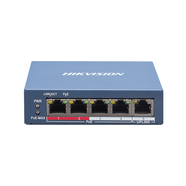 Hikvision DS-3E1105P-EI Smart Managed 4-Port 100Mbps PoE Switch